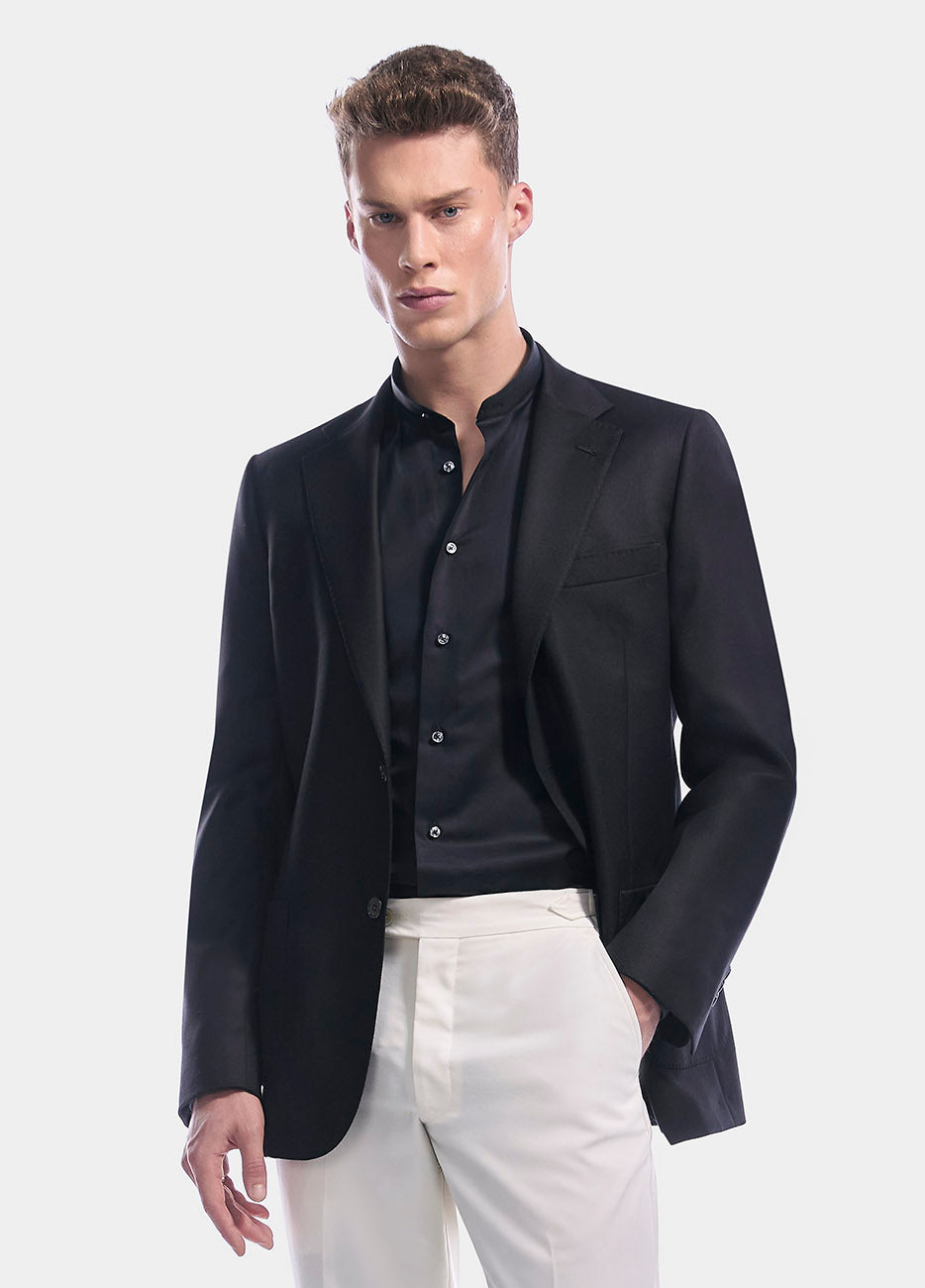 Blazer Liso Negro Super 150´S