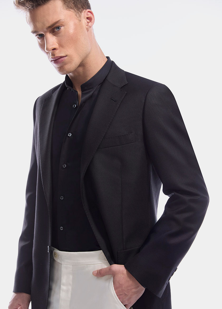 Blazer Liso Negro Super 150´S