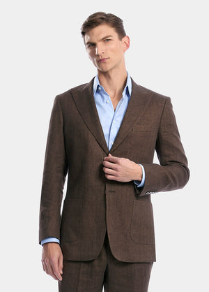 Saco Chocolate De Lino