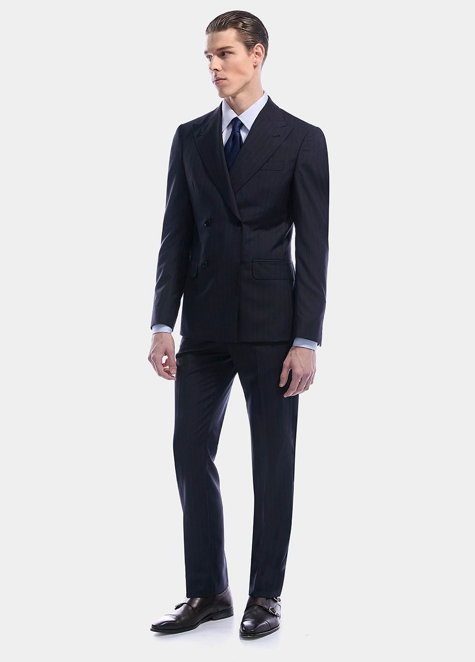 Traje Azul Marino 100% Lana