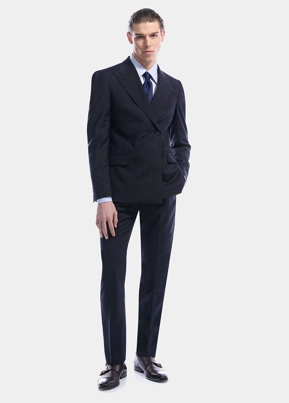 Traje Azul Marino 100% Lana