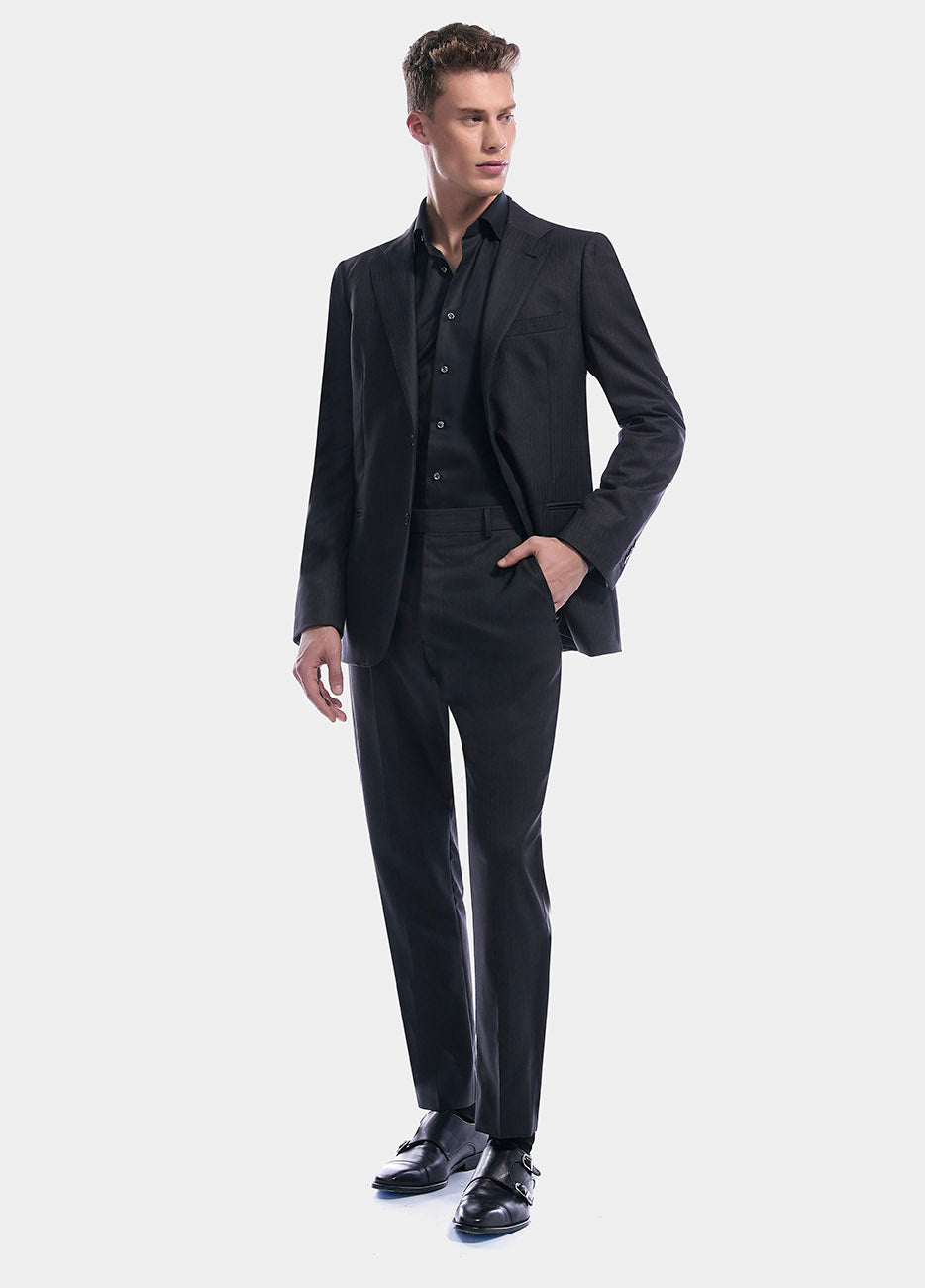 Traje Gris Acero Espiga Super 170