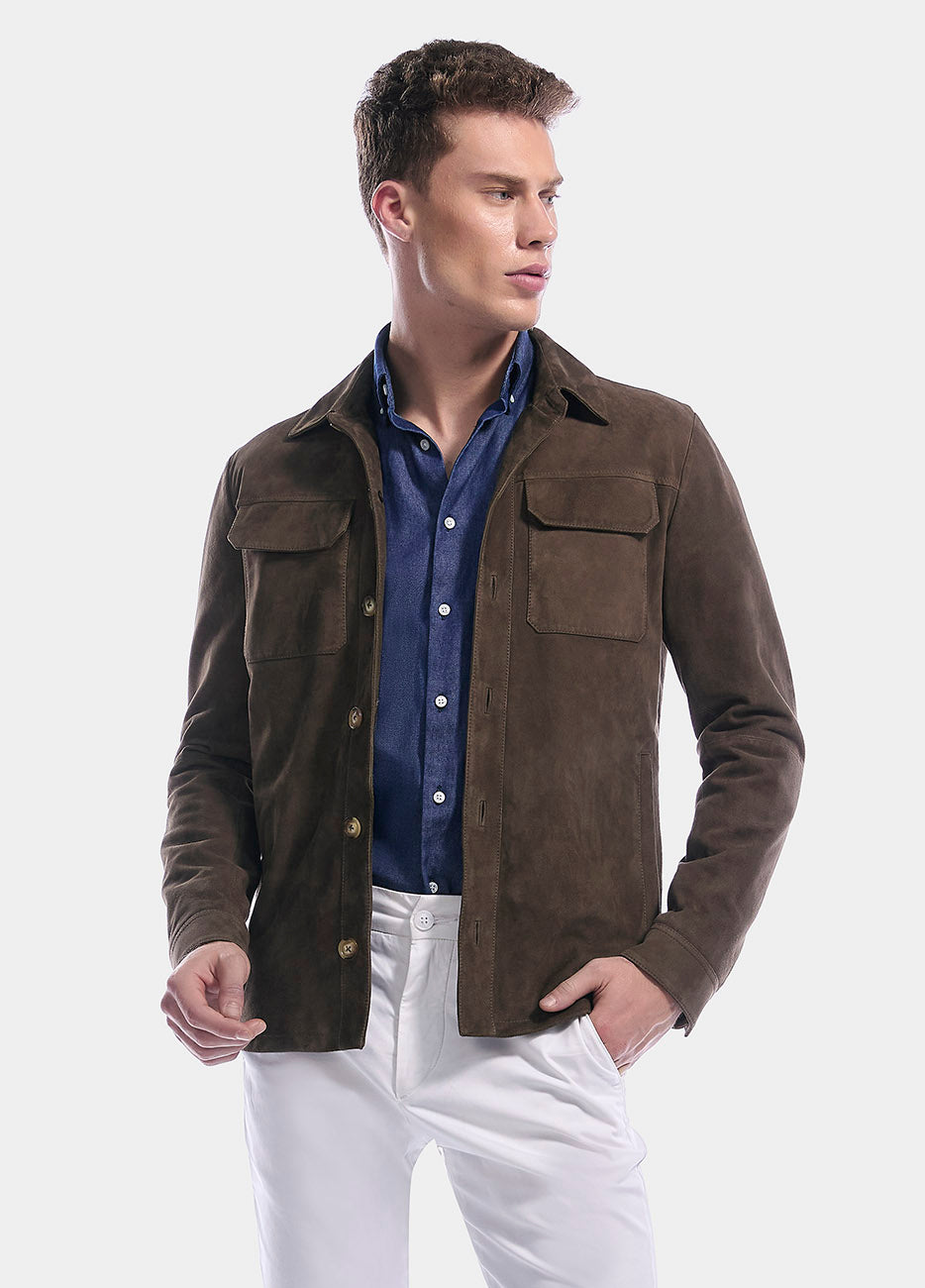 Sobrecamisa Ante Olivo Ajus RTW