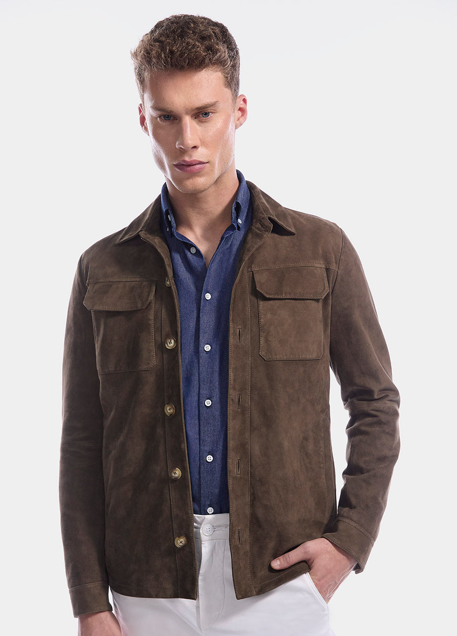 Sobrecamisa Ante Olivo Ajus RTW
