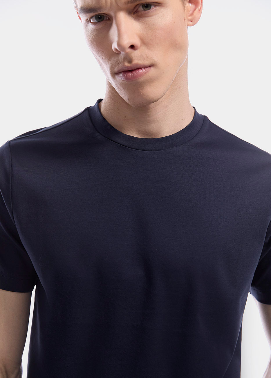 T-Shirt Algodón Marino Mercerizado RTW