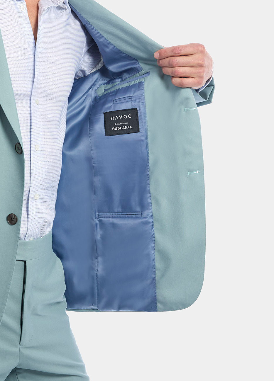 Blazer Sarga Verde Agua