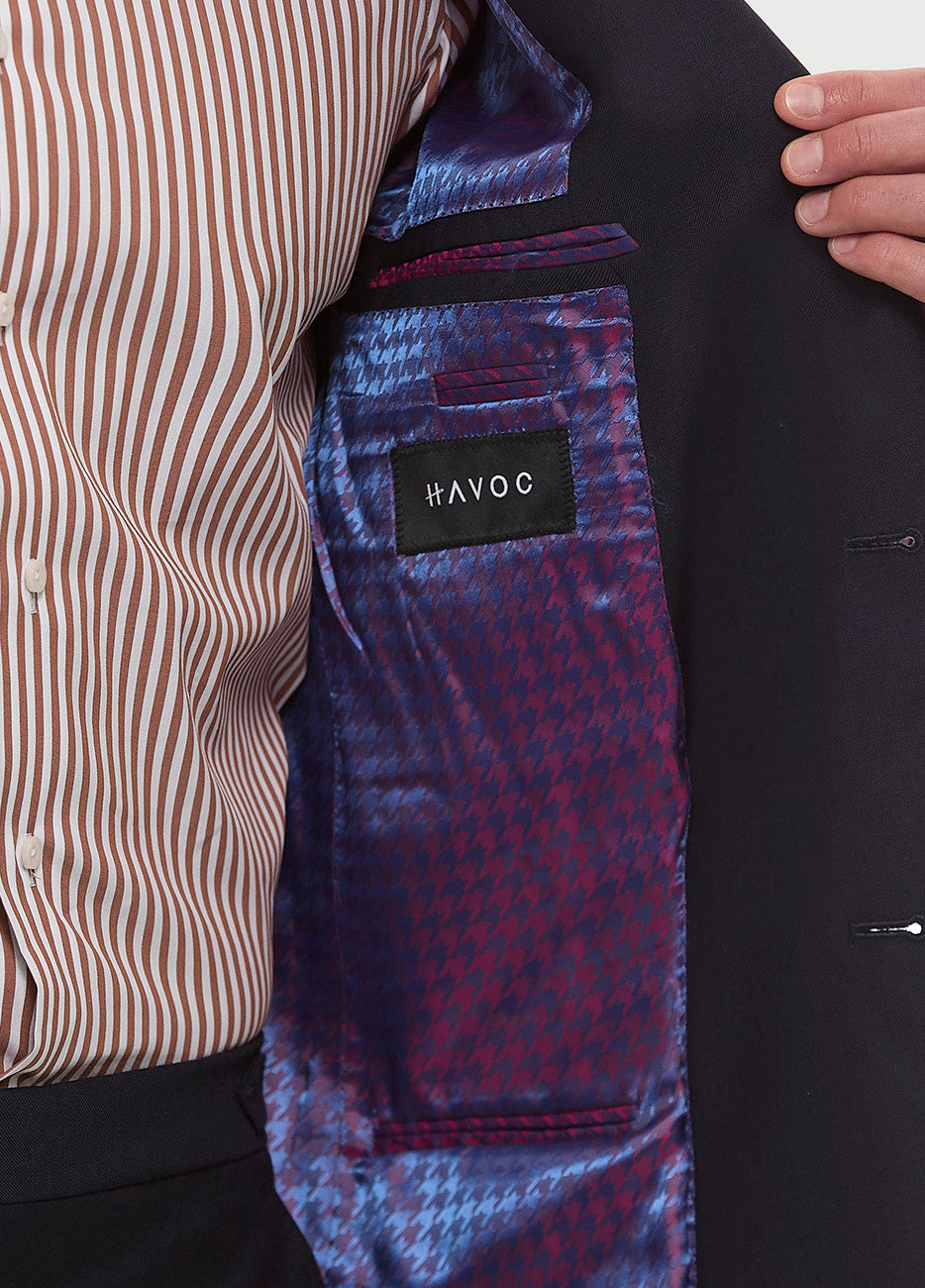 Traje azul ready to wear para oficina o evento formal