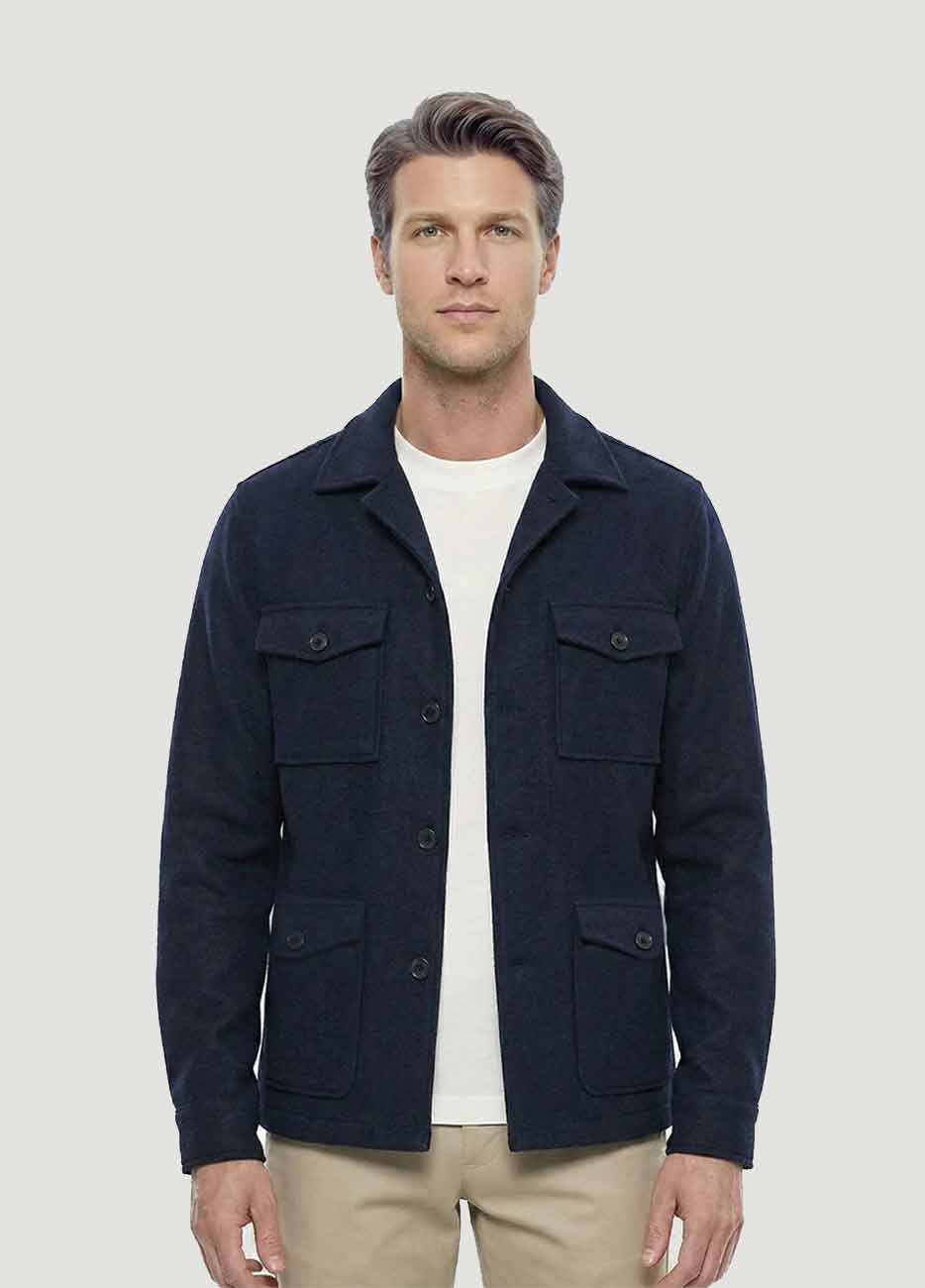 HAVOC Sobrecamisa Azul Windsor Collection RTW