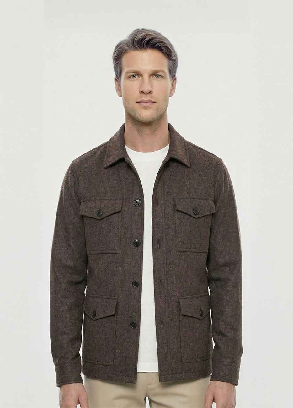 HAVOC Sobrecamisa Café Windsor Collection