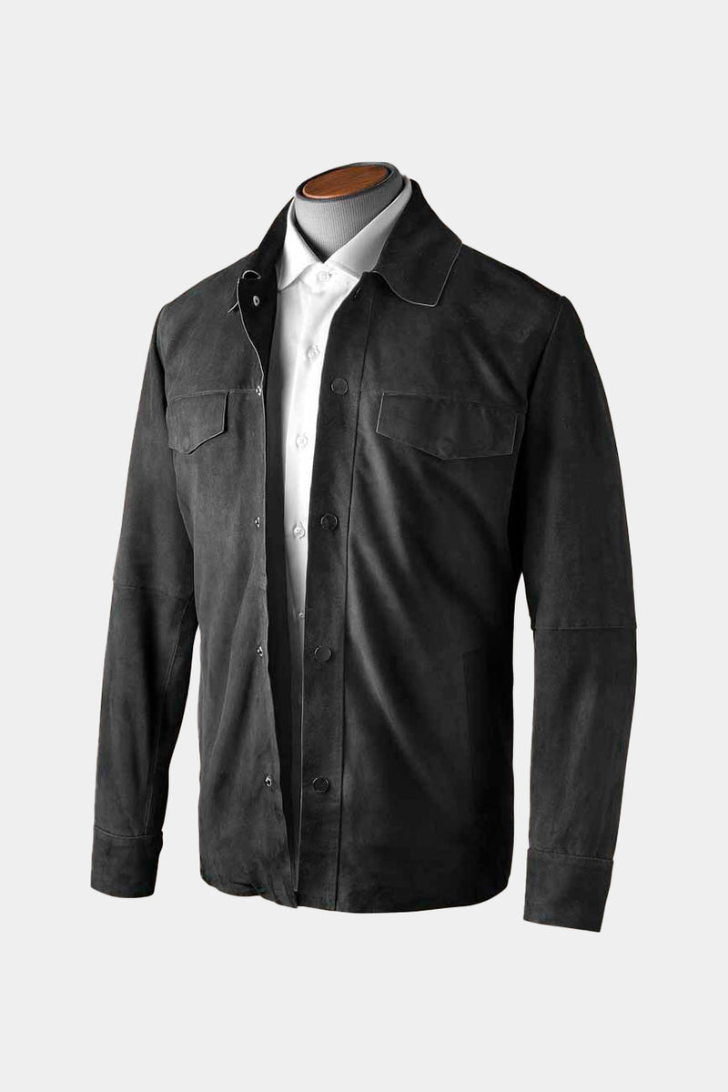 Sobrecamisa De Piel Tarak Black| HAVOC