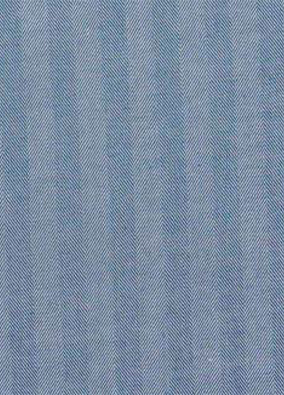 Camisa Zarga Lineas Azul Medio Ap| HAVOC