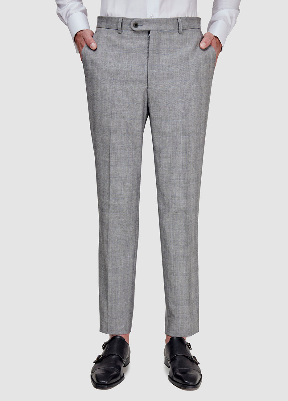 Pantalón Principe De Gales Gris Ceniza Y Azul Maya| HAVOC