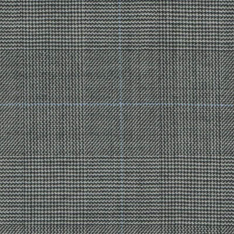 Traje Cuadro Gris Claro Líneas Blanco Y Negro| HAVOC