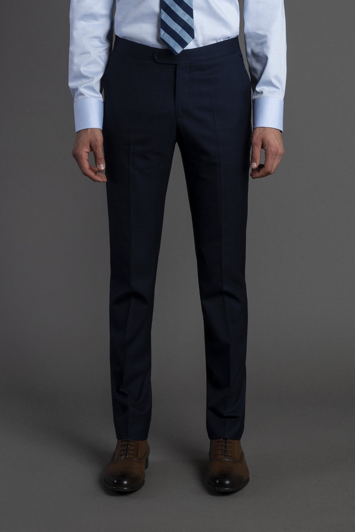 Pantalón Cuadro Azul Oscuro| HAVOC