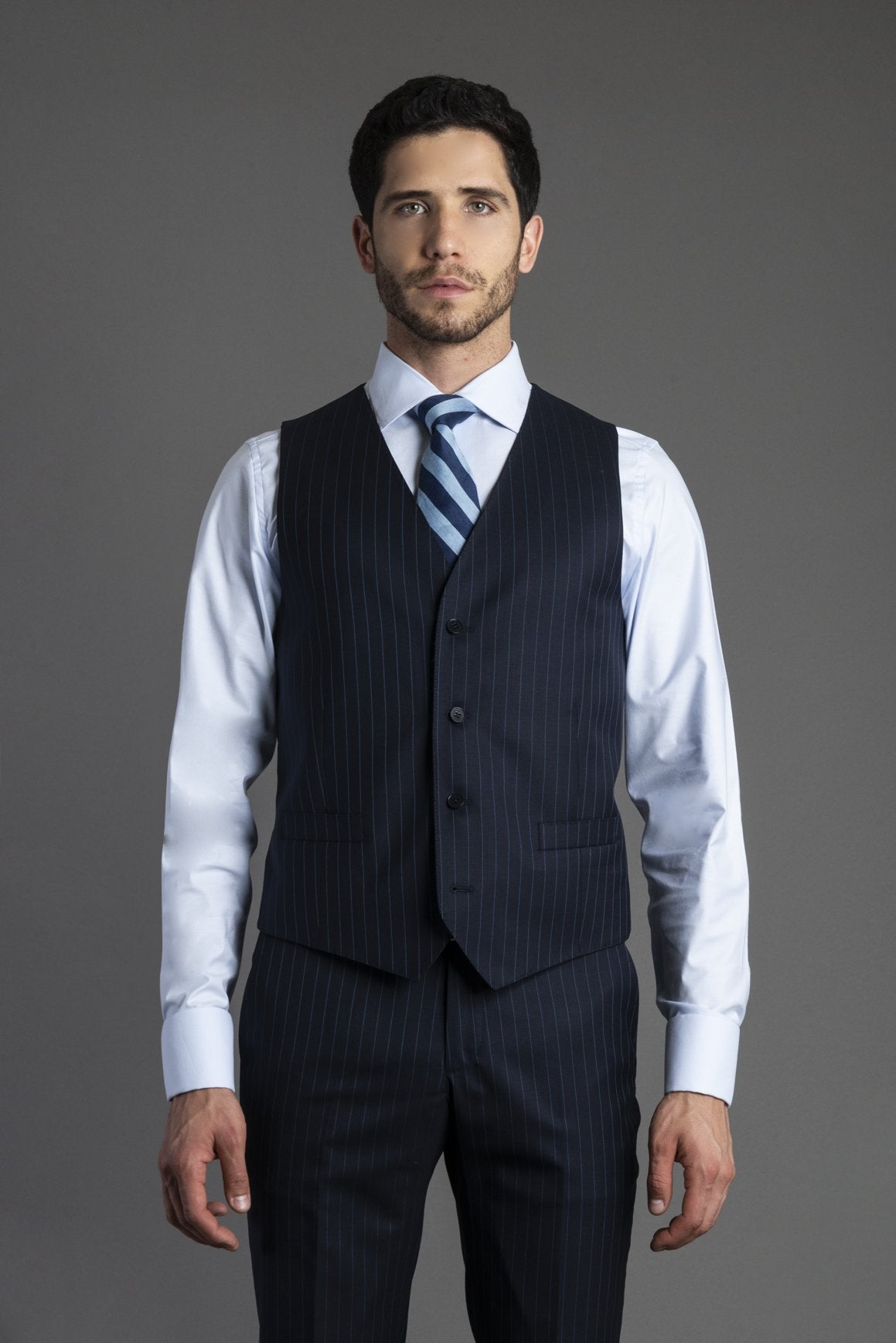 Chaleco Raya Azul Oscuro| HAVOC