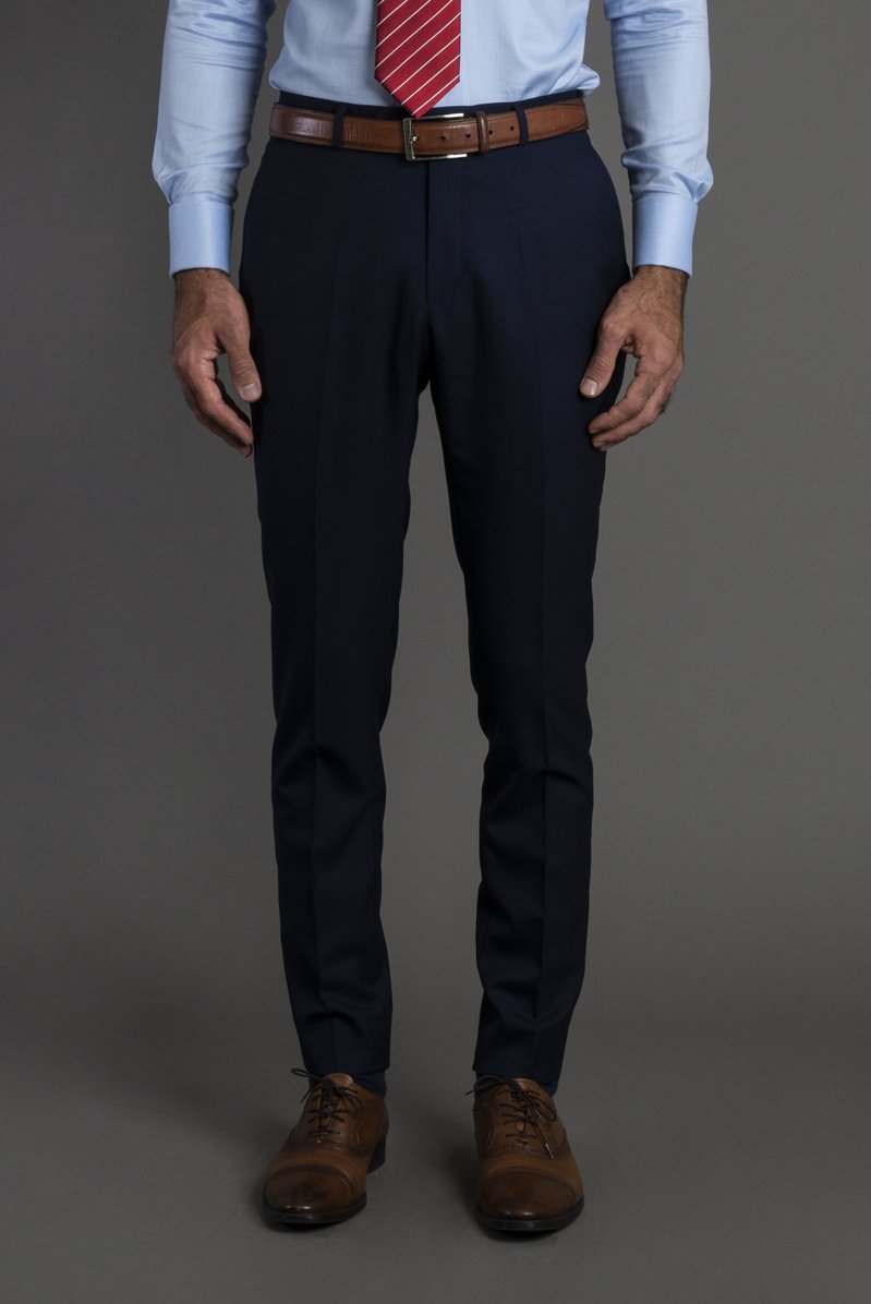 Pantalón Raya Gris Oscuro| HAVOC