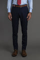 Pantalón Raya Gris Oscuro