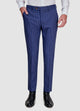 Pantalón Raya Diplomatica Azul Turqui Y Blanco