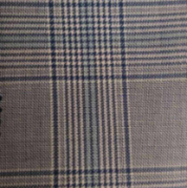 Chaleco Príncipe De Gales Gris Azulado, Azul Marino Y Verde Agua| HAVOC