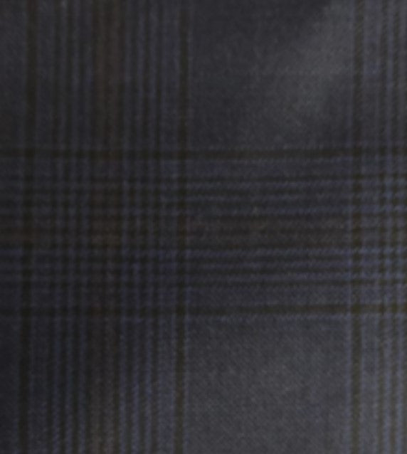 HAVOC Traje Príncipe De Gales Azul Medianoche Y Negro