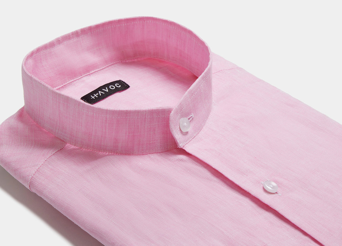 CAMISA ROSA DE LINO Havoc