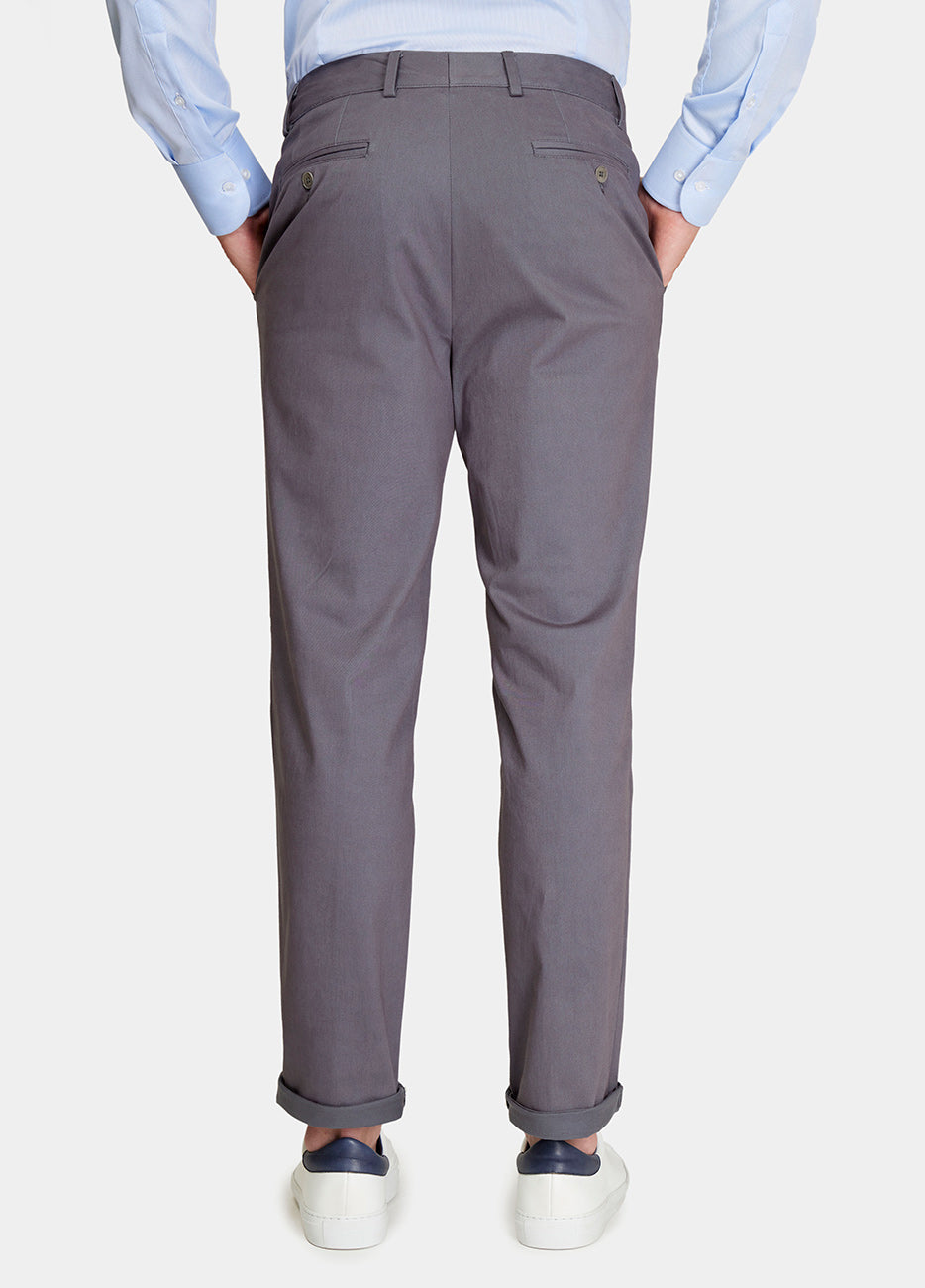 PANTALÓN CASUAL TIPO CHINO LISO GRIS Havoc