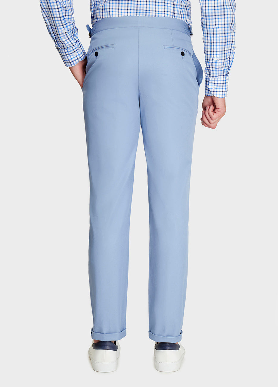 PANTALÓN CASUAL TIPO CHINO LISO AZUL CIELO Havoc