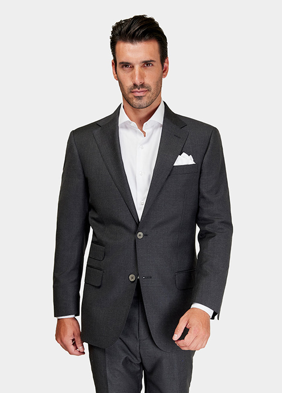 Blazer Gris Oxford Liso| HAVOC