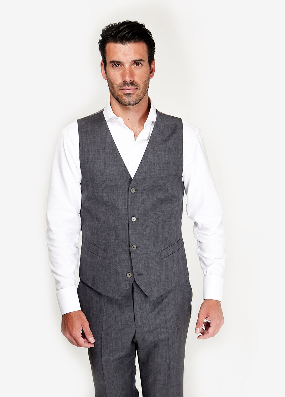 Chaleco Principe De Gales Gris Marengo| HAVOC