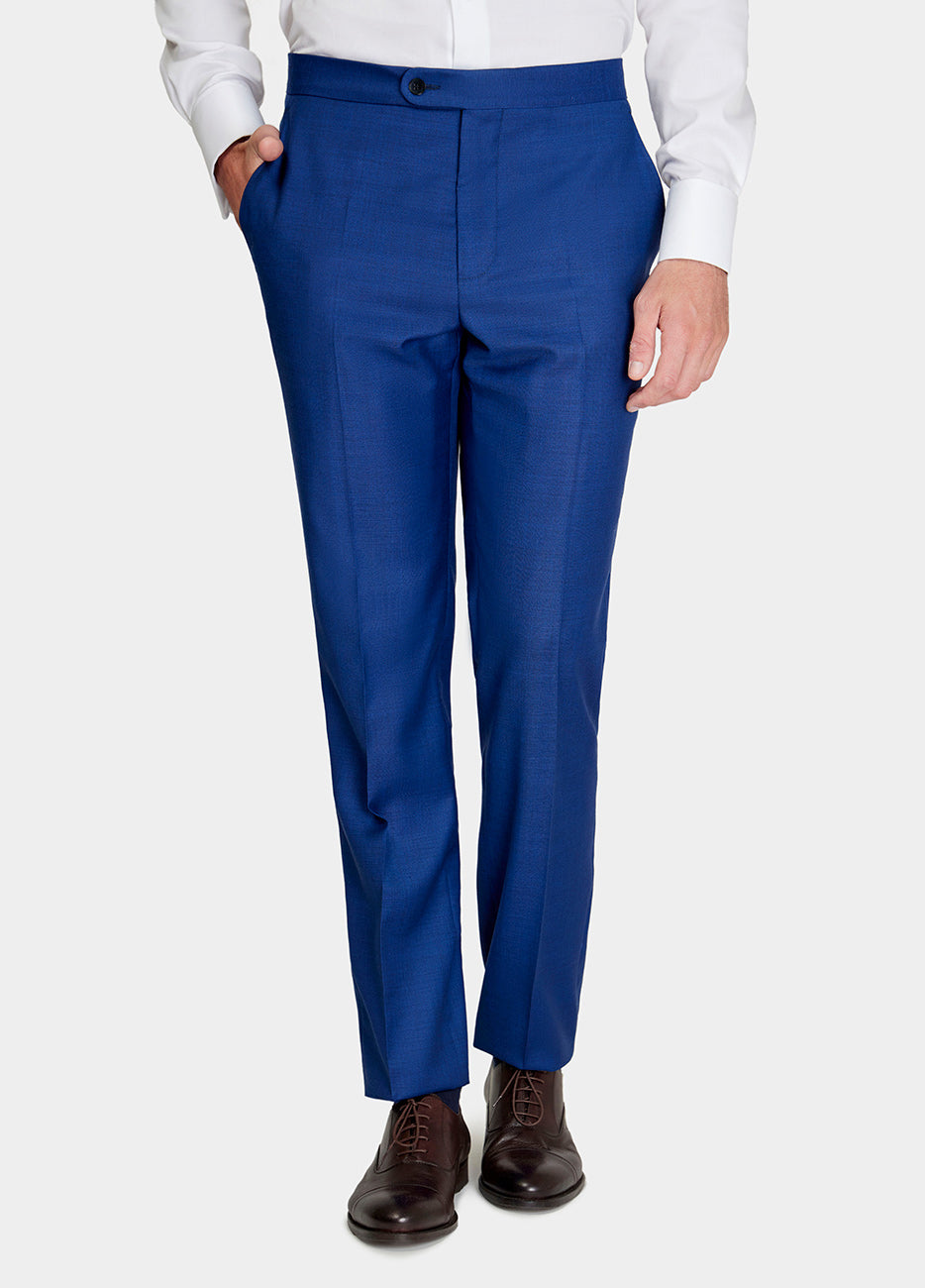 Pantalón azul rey discount hombre