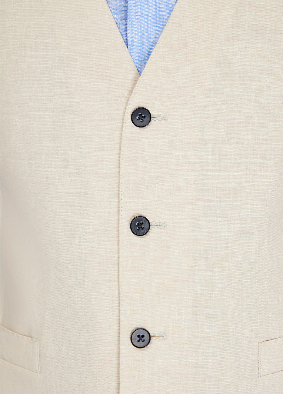 Chaleco Liso Beige| HAVOC