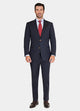 Traje Sarga Azul Marino