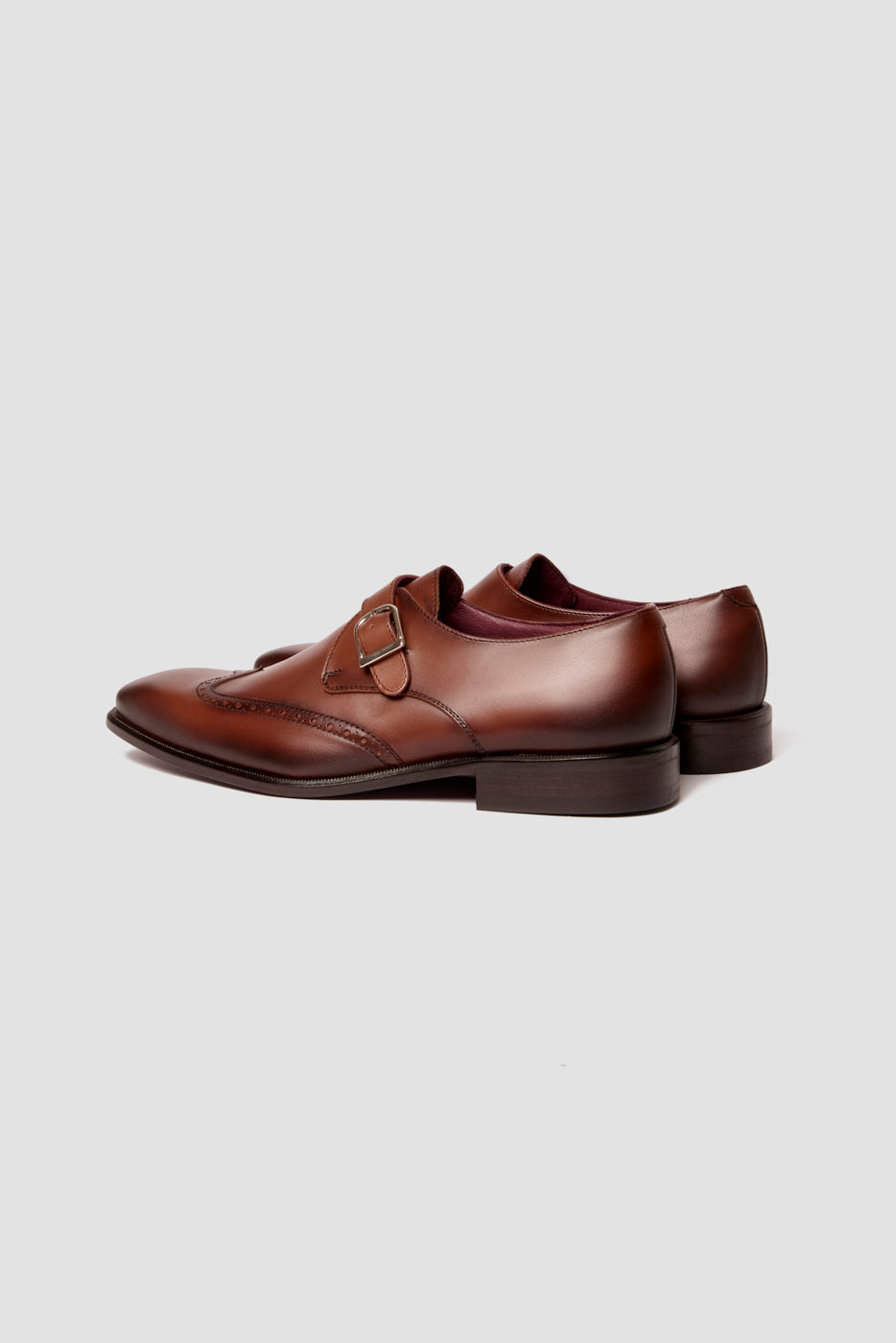 ZAPATO SINGLE MONK PIEL CALF MEDIUM BROWN Havoc