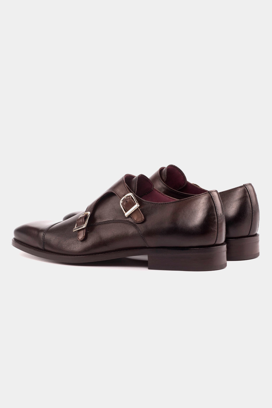 ZAPATO DOUBLE MONK PIEL CALF CACAO Havoc