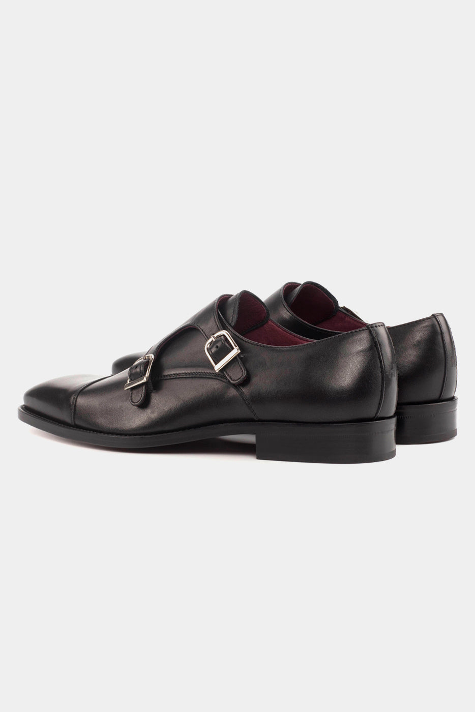 ZAPATO DOUBLE MONK PIEL CALF NEGRA Havoc