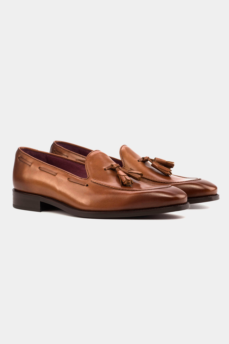 Zapato Loafer Calf Medium Brown| HAVOC